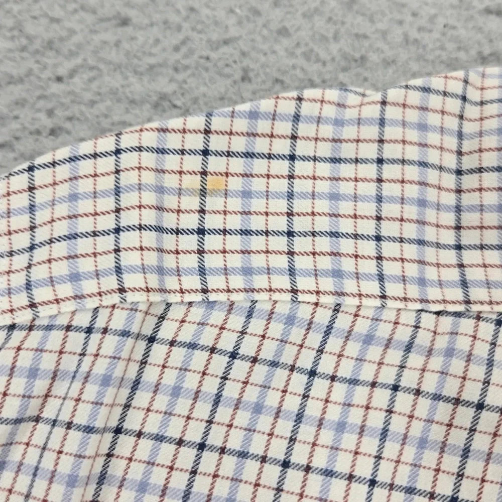 Ralph Lauren Shirt Mens‎ 16.5 - 34/35 Tan Pony Long Sleeve Plaid Yarmouth